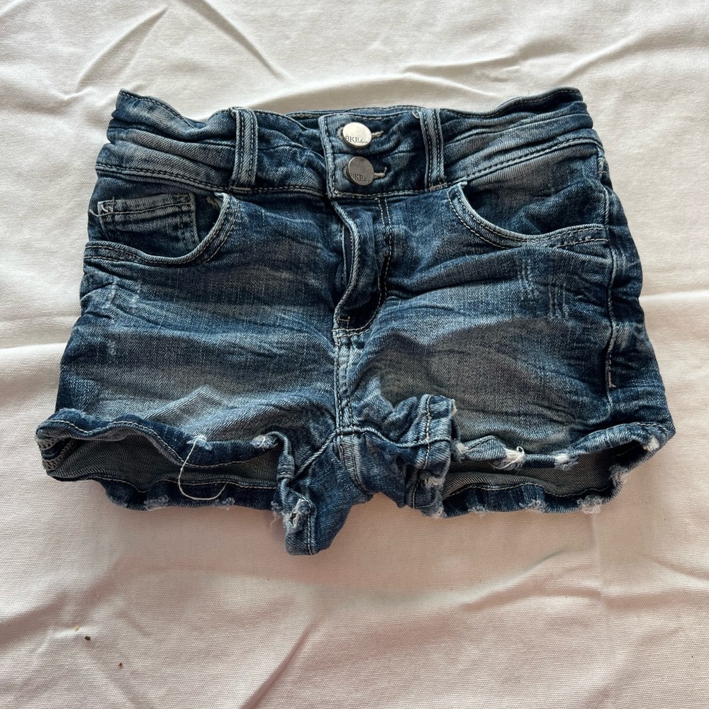 Girls BKE jean shorts.